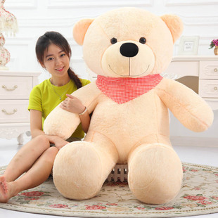 高档毛绒玩具泰迪熊抱枕，公仔大号1米抱抱熊，大熊布娃娃生日礼物女1