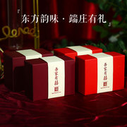 喜糖盒中国风婚礼糖盒红色吾家有喜糖盒中式回礼盒大号可装烟