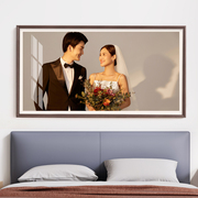 结婚照相框36寸制作定制洗照片大尺寸，床头婚纱照打印照片放大挂墙