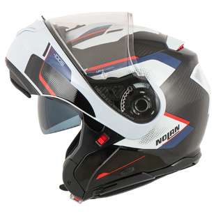 意大利Nolan诺兰X-1005碳纤维翻转式头盔摩托车防雾头盔揭面盔
