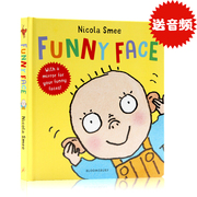 Funny Face 儿童情绪表达和管理绘本 看看有趣的表情包 进口英文原版正版 低幼启蒙纸板书 亲子互动 果汁儿香蕉妈妈英语绘本