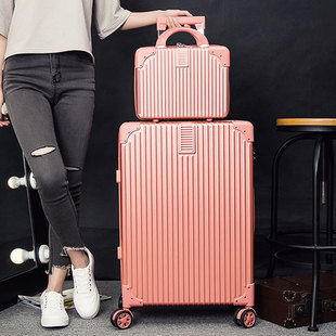 高颜值子母行李箱大容量2023拉杆箱超轻结实耐用飞机短途旅行