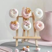 甜甜圈展示架亚克力生日派对婚礼装饰布置道具甜品甜筒摆台支架板