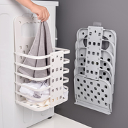 脏衣篮可折叠家用浴室脏衣篓收纳筐子卫生间换洗装衣服桶墙壁挂式