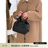 芝士商店~韩国黑色，上班通勤手提包，女春秋复古气质包包百搭手拎包