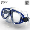 台湾TOPIS全硅胶潜水面镜 潜水镜 潜水面罩 浮潜三宝