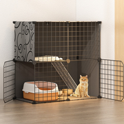 猫笼子家用养猫咪别墅两层室内宠物猫空笼超大自由空间带厕所一体