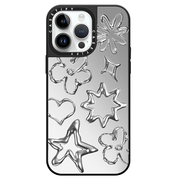 CASETi磁吸镜面液体金属涂鸦15Pro适用iPhone14ProMax苹果13Pro网红明星简约小众联名手机壳15防摔保护12硬壳
