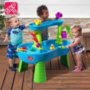 美国step2儿童戏水桌玩水池，玩沙台宝宝男孩女孩沙滩，玩具室内户外