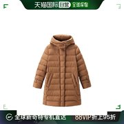 欧洲直邮WOOLRICH 23年 Ellis系列 女士深驼色超细纤维羽绒服