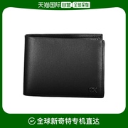 自营Calvin Klein 皮革男士钱包 - 黑色 美国奥莱直发