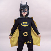 万圣节儿童服装春秋套装，男童蜘蛛侠表演出5男孩蝙蝠侠cosplay衣服