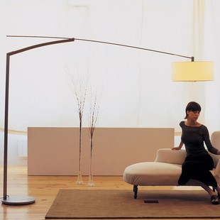 北欧落地灯简约现代客厅，钓鱼灯创意个性，时尚设计师展厅沙发落地灯