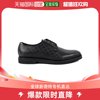 99新未使用香港直邮gucci男士印花小牛皮系带鞋黑色386575-