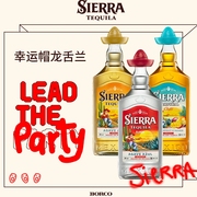 sierra幸运帽tequila龙舌兰，组合金银热带辣椒，龙舌兰墨西哥烈酒