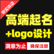 公司起名店铺取名logo设计商标志图案品牌企业取名字手工满意为止