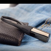 丹麦尚钥匙扣LLO钥匙链挂件黑钛匙汽车钥匙扣时女男款创意锌合金