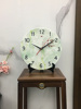 陶瓷钟表创意时钟客厅挂钟座钟静音仿玉雕大数字新中式摆件