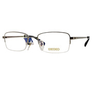 seiko精工镜架ht01077男士半框商务，经典可配镜片光学近视眼镜框