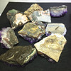 天然水晶矿石原石乌拉圭小块紫水晶簇摆件紫晶块晶簇紫晶洞