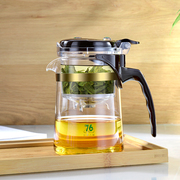 台湾76飘逸杯耐热玻璃泡茶壶套装过滤茶水分离家用沏茶冲茶器茶具