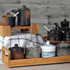 调味罐套装家用日式调料盒厨房，用品创意陶瓷装芥末盒子组合佐料盒