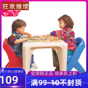美国进口step2儿童家具，桌椅套装欧式2把椅子，写字台绘画桌餐桌饭桌