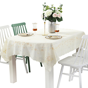 椭圆形餐桌布pvc烫金茶几桌布防水防烫防油免洗欧式蕾丝塑料台布