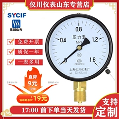 上海仪川压力表水压表气压表径向