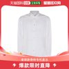 香港直邮潮奢eleventy男士白色亚麻衬衫