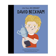 现货小人物 大梦想大卫·贝克汉姆 David Beckham 足球明星 英文儿童插画故事绘本 进口童书