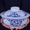 景德镇陶瓷碗套装盖碗陶瓷带盖家用碗大汤碗陶瓷保温碗保鲜便当碗