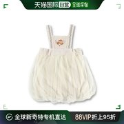 日本直邮BRANSHES 儿童版气球裙式连衣裙 纯棉透气舒适 松紧肩带