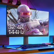 LG显示器32英寸4K144Hz电竞游戏屏幕Fast IPS台式电脑高刷32GR93U
