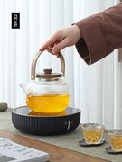 聚宝盆 小电陶茶炉煮茶器 茶炉 铁壶玻璃茶壶电磁炉迷你电陶炉