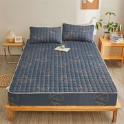幔尼娅床笠单件加厚夹棉床罩1.8m1.5米，席梦思保护套防滑床垫套