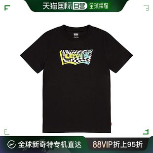 香港直邮潮奢 Levi'S 李维斯 男童 Fill 蝙蝠袖印花T恤(大童)童装