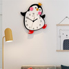 静音儿童房卡通钟表挂钟客厅创意个性挂表时尚家用装饰艺术时钟