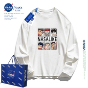 NASA联名灌篮高手儿童长袖T恤秋季纯棉上衣男童女童中大童亲子装