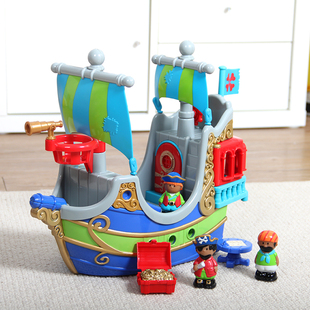 英国elc海盗船儿童大号卡通玩具船男孩礼物2-6岁益智早教趣味声光