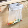 日本可折叠垃圾桶家用橱柜门壁挂式塑料袋，挂架厨房收纳垃圾袋支架