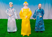 古装男娃娃清朝衣服，中国代宫廷套装，皇帝王子30厘米摆件玩具
