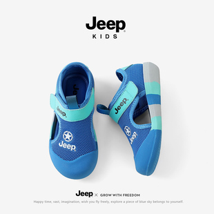 丨一折专区品牌大促丨jeep男童凉鞋夏季一脚蹬运动鞋