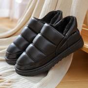 棉拖鞋包跟防滑防水冬季情侣棉鞋，室内外男女保暖鞋毛绒居家月子鞋