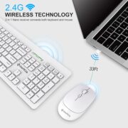 思巴达高端无线键鼠套装，静音超薄电脑，电视机手机平板通用键鼠