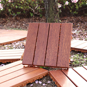 菠萝格阳台实木地板自铺户外拼接地板花园庭院室外防腐木露台地板