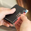 德国philippi 铝质大容量便携防盗卡夹随身卡包零钱包商务名片盒