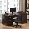 电脑桌台式桌家用办公桌椅组合简约现代带抽屉职员单人办公室桌子