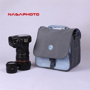 纳伽cd22单肩摄影包单反相(单反相)g机包微单套机一机二镜三镜