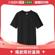 韩国直邮tommyhilfiger衬衫，coreflag短袖t恤黑色，男士女